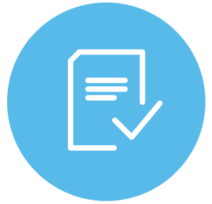 icon correct document 